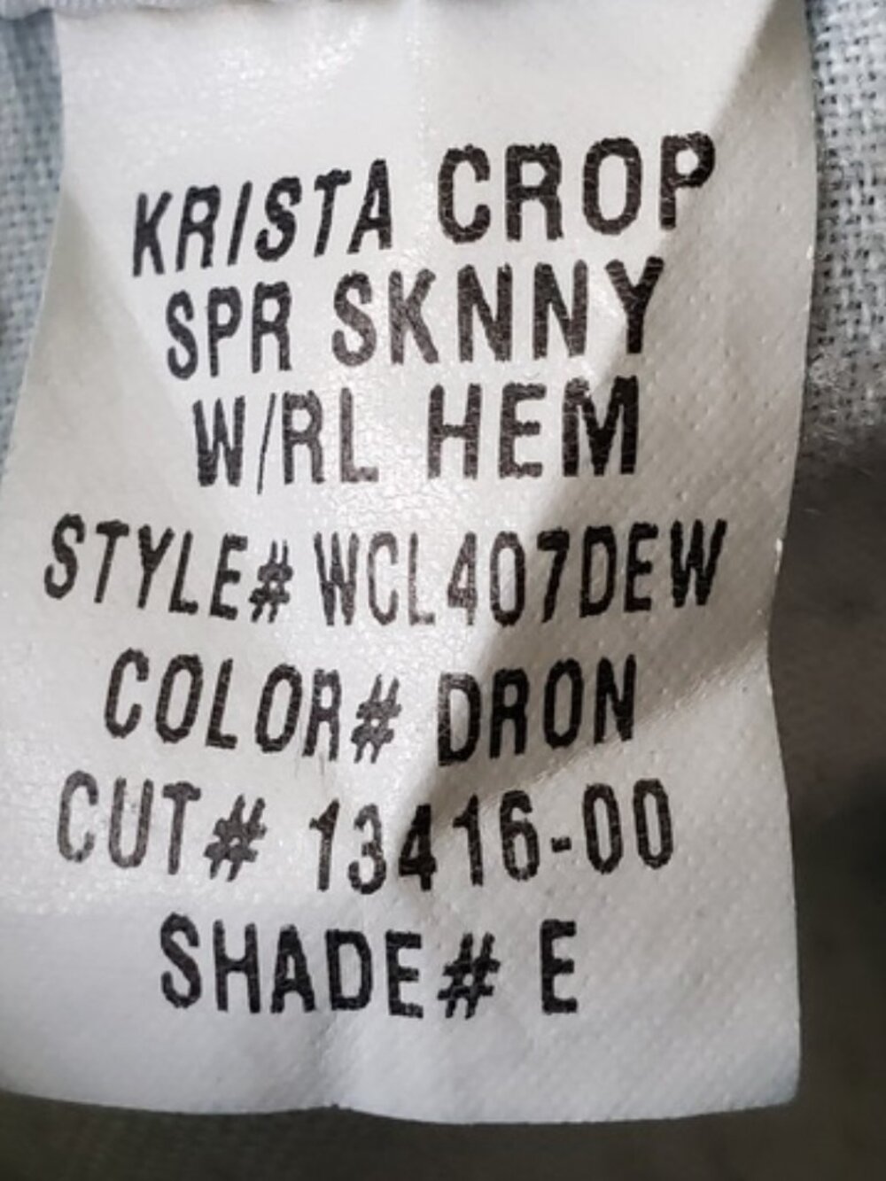 Hudson Jeans Womens 27 Dark Wash Krista Crop Skinny - Picture 5 of 5